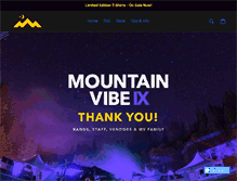 Tablet Screenshot of mountainvibemusic.com